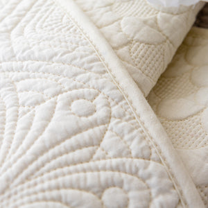 Cotton Quilted Sofa Cover, Non-Slip Couch Protector Fits Backrest, Seat & Armrest