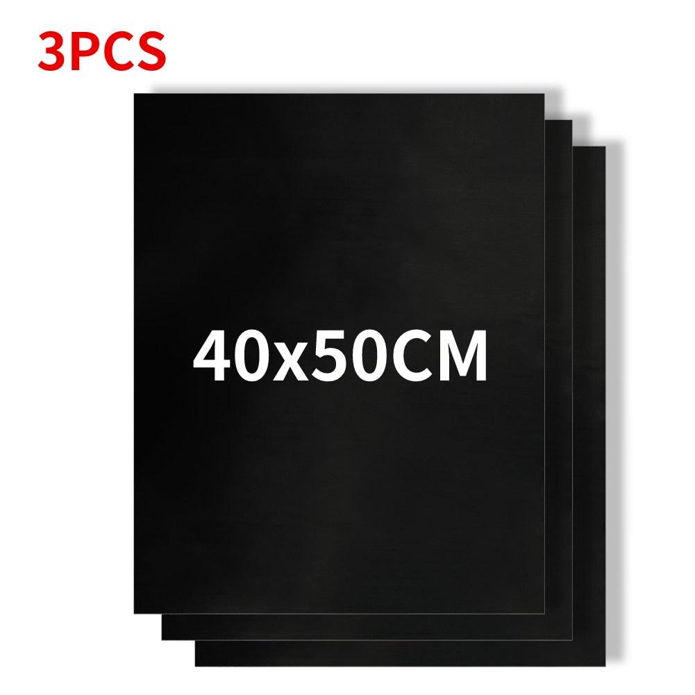 1-6pcs BBQ Grill Mat Non-stick Mat Heat Resistant Grill Mat Outdoor Baking Reusable Barbecue Party Mat 40x50cm Grill Accessories Barbecue Grill Mat Reusable Baking Mat BBQ Sheet Non-Stick for Electric Gas and Charcoal Barbecue Accessories