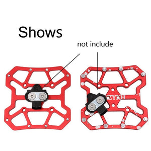 1 Pair Aluminum Alloy Bicycle Clipless Pedal Platform Adapters For Bike Pedals  Mountain Road Bike Accessories Universal Clipless  Alloy Platform Adapters Cleats Pedal