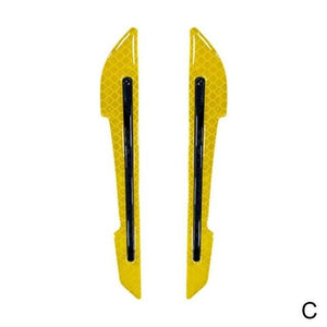 1 Pair Car Rearview Mirror Reflective Sticker Car-styling Safety Warning Reflective Sticker Car Rearview Mirror Decorative Strip Reflective Car Stickers Set Rearview Mirror Reflective Warning Stickers Car Side Reflective Stickers