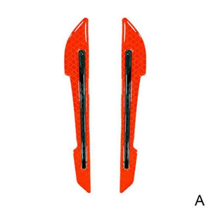 1 Pair Car Rearview Mirror Reflective Sticker Car-styling Safety Warning Reflective Sticker Car Rearview Mirror Decorative Strip Reflective Car Stickers Set Rearview Mirror Reflective Warning Stickers Car Side Reflective Stickers