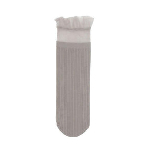 1 Pair Woman Socks Spring New Fashion Socks Solid Color Women Soft Cute Long Socks For Women Mesh Thin Socks High Quality Cotton Invisible Socks For Women