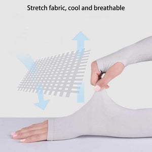 1 Pairs Arm Sleeves Warmers Sports Sleeve Sun UV Protection Hand Cover Cooling Warmer Running Fishing Cycling Sunscreen Sun Protection Arm Sleeves For Men  Women Arm Cover For Cycling Outdoor Sports
