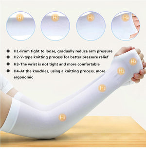 1 Pairs Arm Sleeves Warmers Sports Sleeve Sun UV Protection Hand Cover Cooling Warmer Running Fishing Cycling Sunscreen Sun Protection Arm Sleeves For Men  Women Arm Cover For Cycling Outdoor Sports