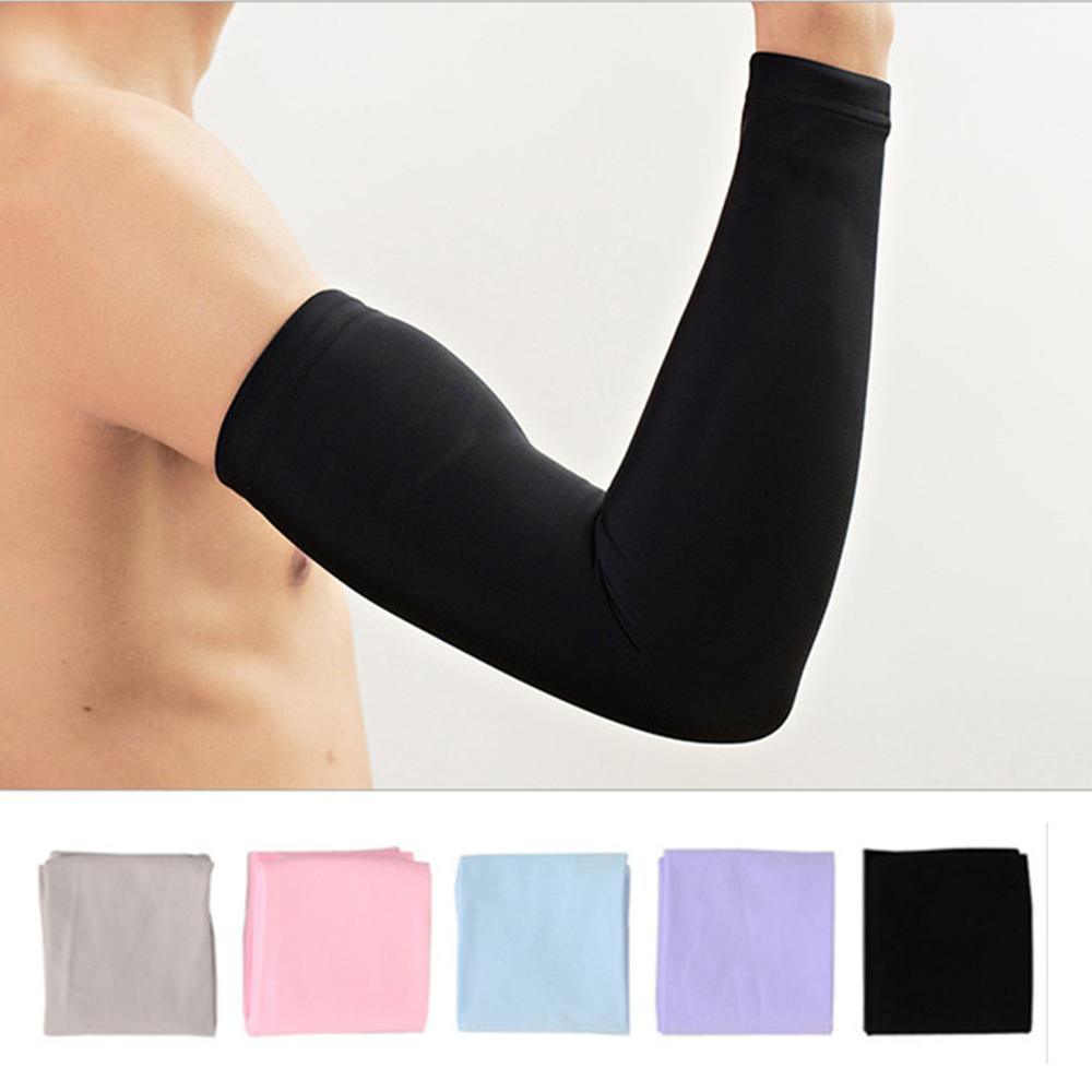 1 Pairs Arm Sleeves Warmers Sports Sleeve Sun UV Protection Hand Cover Cooling Warmer Running Fishing Cycling Sunscreen Sun Protection Arm Sleeves For Men  Women Arm Cover For Cycling Outdoor Sports