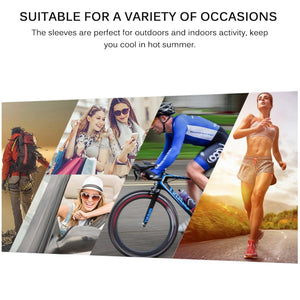 1 Pairs Arm Sleeves Warmers Sports Sleeve Sun UV Protection Hand Cover Cooling Warmer Running Fishing Cycling Sunscreen Sun Protection Arm Sleeves For Men  Women Arm Cover For Cycling Outdoor Sports