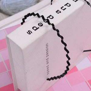 1 pc Fashion Wave Men's Women Unisex Black Wavy Hair Head Hoop Band Sport Headband Hairband Gorgeous Hair Accessories For Men And Women