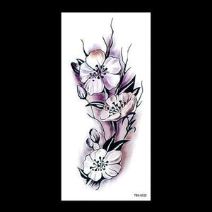 1 Pcs Elegant Temporary Tattoos Stickers Rose Flowers Arm Shoulder Tattoo Waterproof Big Luxury Flower For Womens