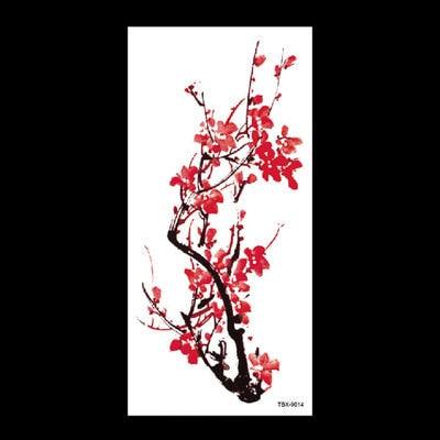 1 Pcs Elegant Temporary Tattoos Stickers Rose Flowers Arm Shoulder Tattoo Waterproof Big Luxury Flower For Womens