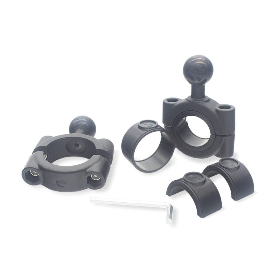 1 1/2" to 1 1/4" Diameter Bar Mounting Bracket with 1" ball RidePower by GloDea