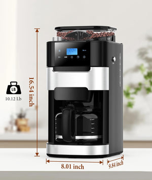 10-Cup Drip Coffee Maker with Built-In Grinde CM8025