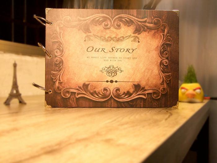 10 Pages DIY  Album Scrapbook Our Story Series Handmade Photo Albums for Lover Baby Wedding Stickers Scrapbooking  Home Decor House Decoration DIY Memorable Gifts For Loved Ones