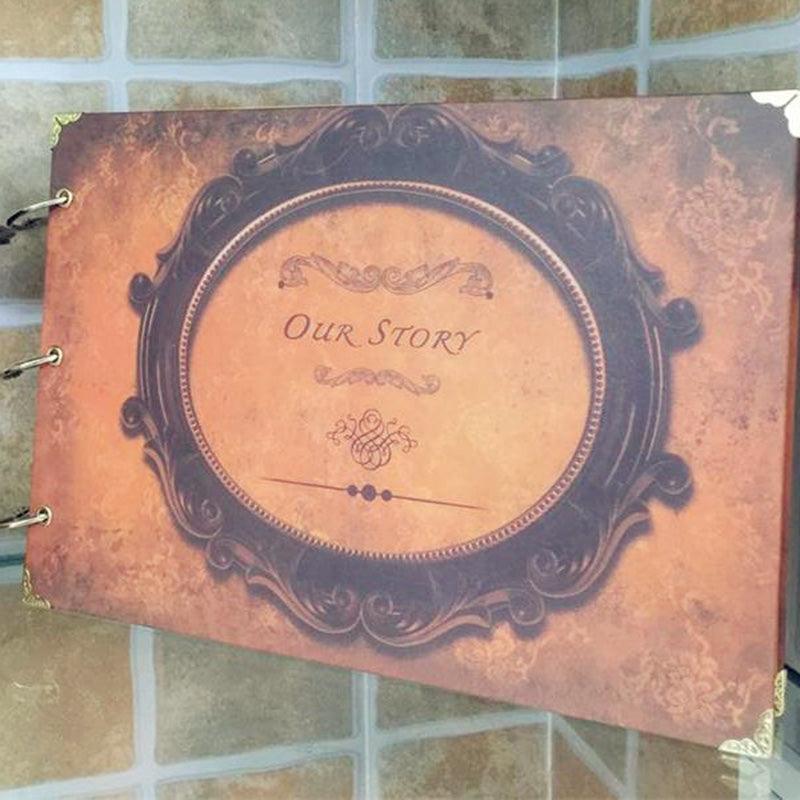 10 Pages DIY  Album Scrapbook Our Story Series Handmade Photo Albums for Lover Baby Wedding Stickers Scrapbooking  Home Decor House Decoration DIY Memorable Gifts For Loved Ones