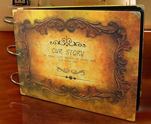 10 Pages DIY  Album Scrapbook Our Story Series Handmade Photo Albums for Lover Baby Wedding Stickers Scrapbooking  Home Decor House Decoration DIY Memorable Gifts For Loved Ones