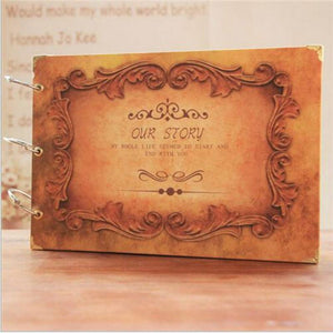 10 Pages DIY  Album Scrapbook Our Story Series Handmade Photo Albums for Lover Baby Wedding Stickers Scrapbooking  Home Decor House Decoration DIY Memorable Gifts For Loved Ones