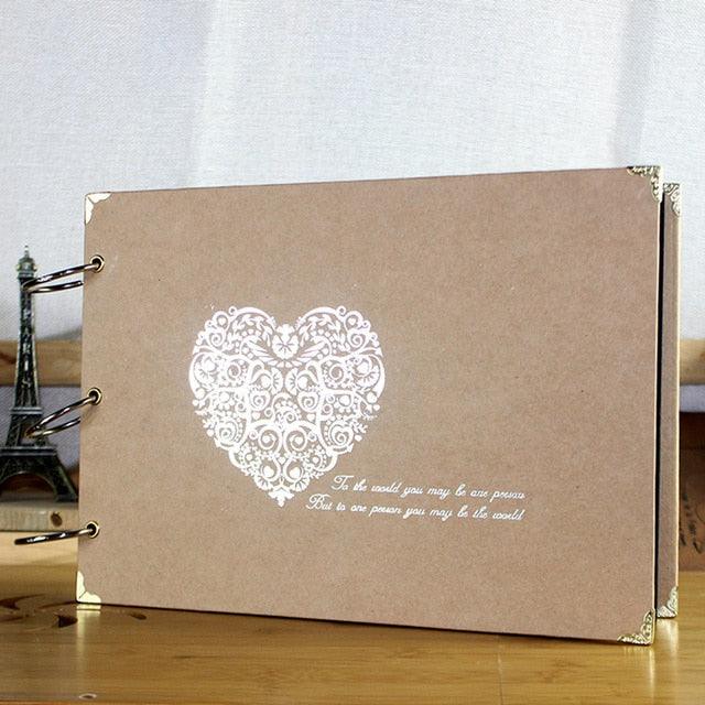 10 Pages DIY  Album Scrapbook Our Story Series Handmade Photo Albums for Lover Baby Wedding Stickers Scrapbooking  Home Decor House Decoration DIY Memorable Gifts For Loved Ones