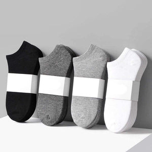 10 Pairs Breathable No Show Sports Socks Solid Color Boat Socks Comfortable Cotton Ankle Socks For Men And Women