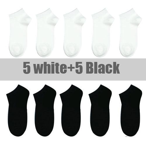 10 Pairs Solid Color Women Socks Breathable Sports socks Casual Boat socks Comfortable Cotton Ankle Socks