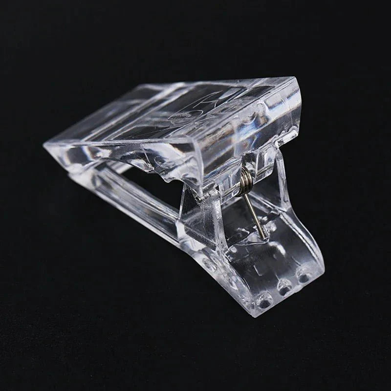 10 PCS Nail Tips Clip Quick Building Poly Builder Gel DIY Extension Clamp Clips