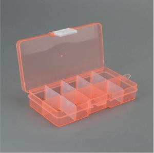 10 Slots Adjustable Plastic Jewelry Box Storage Case Craft Jewelry Organizer Beads  Jewelry Making Jewelry Organizer Adjustable Storage Box Plastic Compartments Organizer for Jewelry