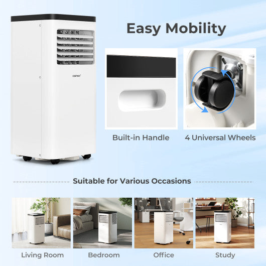 10000 BTU Portable Air Conditioner 3 in 1 Floor AC Unit Fan and Dehumidifier for Room