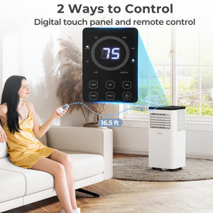 10000 BTU Portable Air Conditioner 3 in 1 Floor AC Unit Fan and Dehumidifier for Room