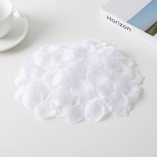 1000PCs Fake Separated Deodorized Rose Petals Party Decorations Artificial Flowers Romantic Wedding Marriage Accessories For Valentine Gifts