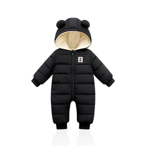 Padded down cotton suit