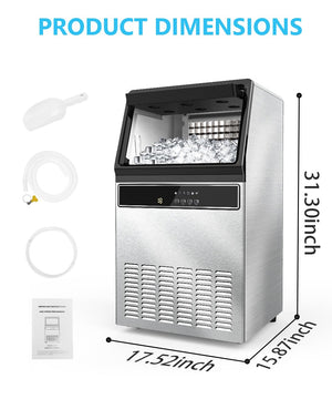 100LBS/200LBS/265LBS  Freestanding Commercial Ice Maker Z5845A
