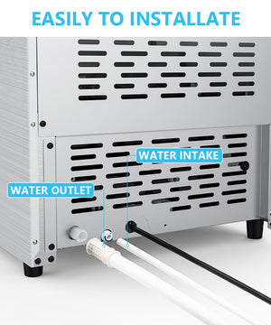 100LBS/200LBS/265LBS  Freestanding Commercial Ice Maker Z5845A