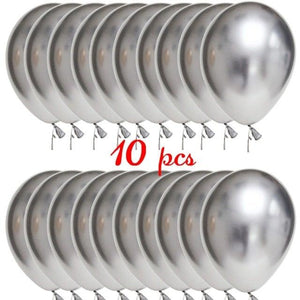 10/20 Star Metallic Confetti Latex Transparent 12inch Balloons For Baby Shower Birthday Party Wedding Decoration