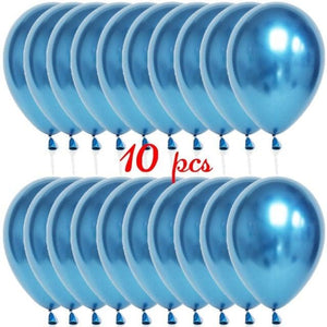 10/20 Star Metallic Confetti Latex Transparent 12inch Balloons For Baby Shower Birthday Party Wedding Decoration