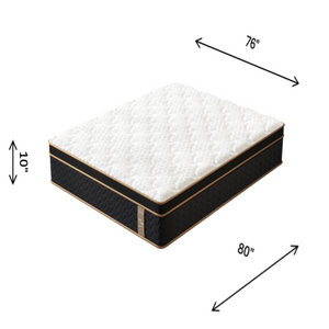 Home 10" Flexpedic Luxury Memory Foam & Pocket Spring Mattress