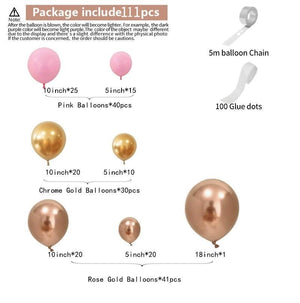 104pcs Navy Blue And Gold White Balloon Garland Arch Kit For Wedding Birthday Party  Baby Shower Girl Bridal Shower Birthday Party Decorations