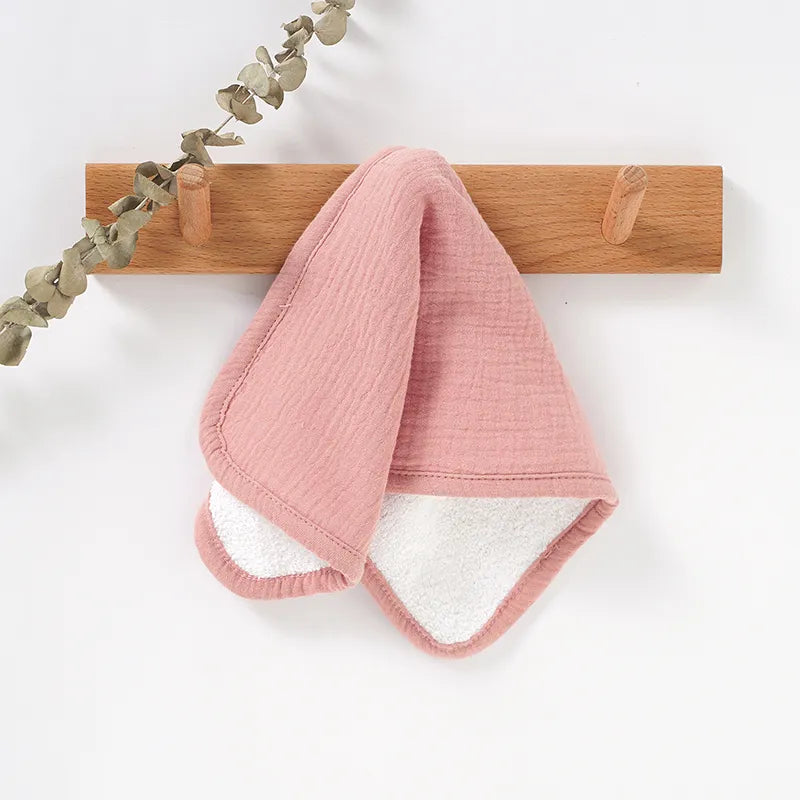 Baby Infant 100% Organic Muslin Cotton Burp & Wash Cloth 3 Pack