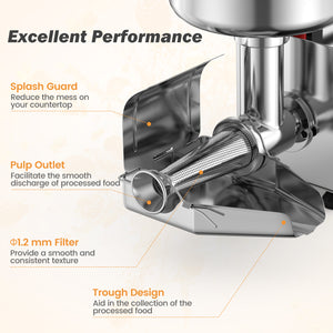 450W Electric Tomato Strainer Commercial Grade Food Mill Stainless Steel Sauce Maker