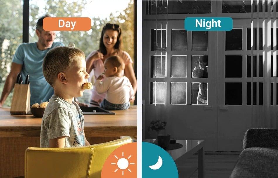 1080P IP Wifi Camera Indoor Surveillance Camera Baby Monitor Mini Cam Home Security Webcam Motion Detection with Night Vision AIl Human Detection Activity Zone