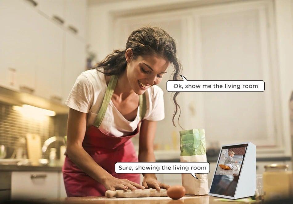 1080P IP Wifi Camera Indoor Surveillance Camera Baby Monitor Mini Cam Home Security Webcam Motion Detection with Night Vision AIl Human Detection Activity Zone