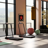 Fitness Room Bundle: Hanging Punching Bag Set + Folding Treadmill