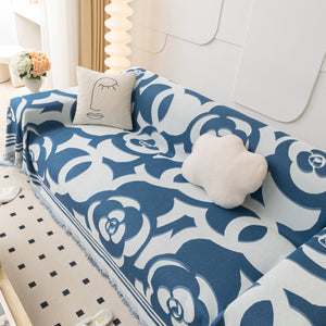 Chenille Sofa Cover Blanket, Couch Cover Blanket Throws for Couches Living Room Furniture Throw Covers