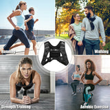 Training Weight Vest Workout Equipment with Adjustable Buckles and Mesh Bag-20 lbs
