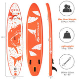 Inflatable Stand Up Paddle Board with Backpack Aluminum Paddle Pump-M