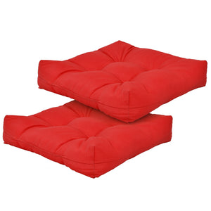 21 Inch x 21 Inch Patio Chair Seat Cushion Pads for Indoor and Outdoor-Turquoise