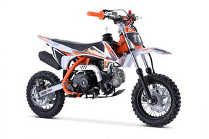 TrailMaster TM10 110cc Dirt Bike 4-Speed Auto Clutch, Dual Disc (10/10), Ages 8-12
