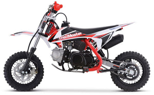 TrailMaster TM10 110cc Dirt Bike 4-Speed Auto Clutch, Dual Disc (10/10), Ages 8-12