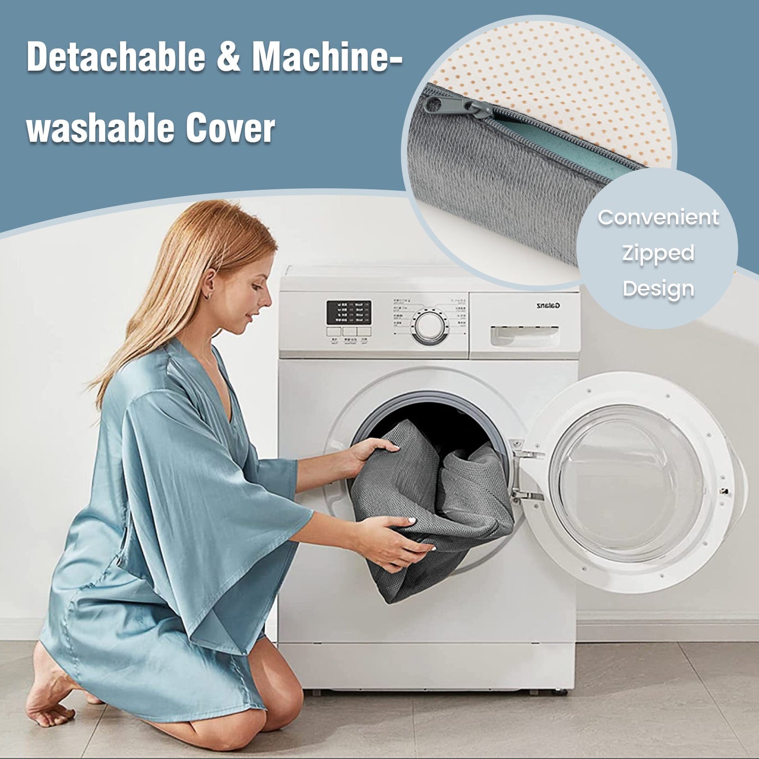 10 Pack Seat Cushions Gel Memory Foam for Back-Gray by DirectDeals