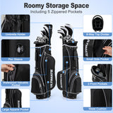 Men ™s Profile Complete Golf Club Package Set Includes 10 Pieces-Black