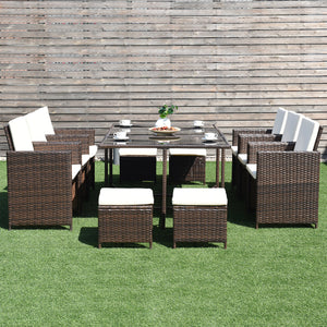 10 Pieces Outdoor Patio Dining Set by DirectDeals