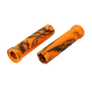Durable Anti Slip Scooter Grips Soft Bike Handlebar Grips Anti-Slip Bicycle Grips Freestyle Cycling Grips Race Mountain Bike Handlebar Grips Single Lock-On Ring Collar Bicycle Handle Bar