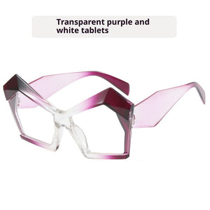 Oversized Square Cateye Polarized Sunglasses Big Trendy Style Fashionable Personality Big Frame Sunglasses New Fashionable & Popular Street Style Sunglasses For Women